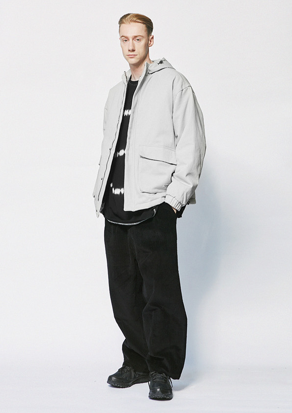 セイントペイン(SAINTPAIN)  SP COTTON HOOD ZIP JACKET-GRAY