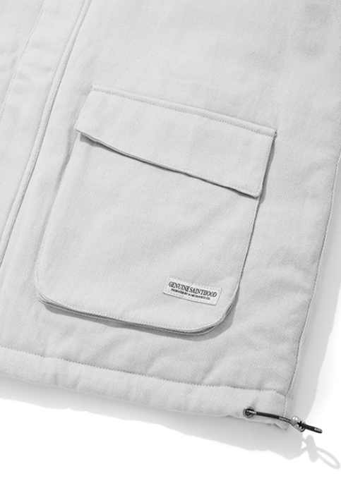 セイントペイン(SAINTPAIN)  SP COTTON HOOD ZIP JACKET-GRAY