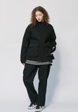 セイントペイン(SAINTPAIN)  SP COTTON HOOD ZIP JACKET-BLACK