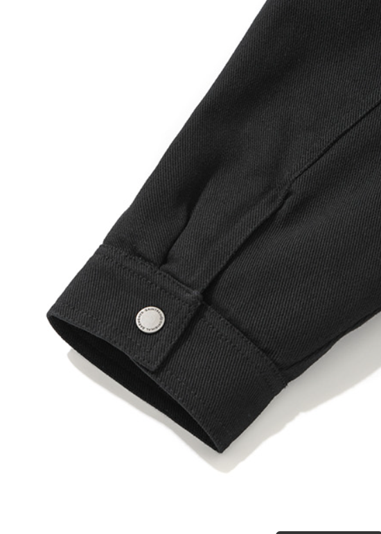 セイントペイン(SAINTPAIN)  SP COTTON MINIMAL ZIP JACKET-BLACK