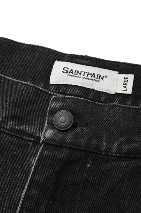 セイントペイン(SAINTPAIN)  SP TWO TUCK WIDE DENIM PANTS