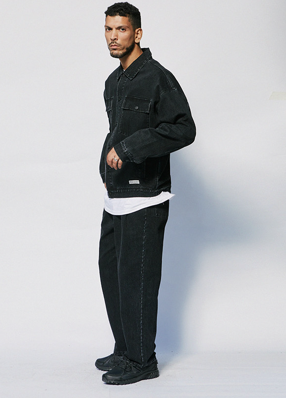 セイントペイン(SAINTPAIN)  SP OVERSIZE WASHED DENIM JACKET