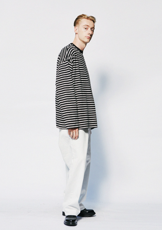 セイントペイン(SAINTPAIN)  SP OVERSIZE STRIPE T SHIRTS