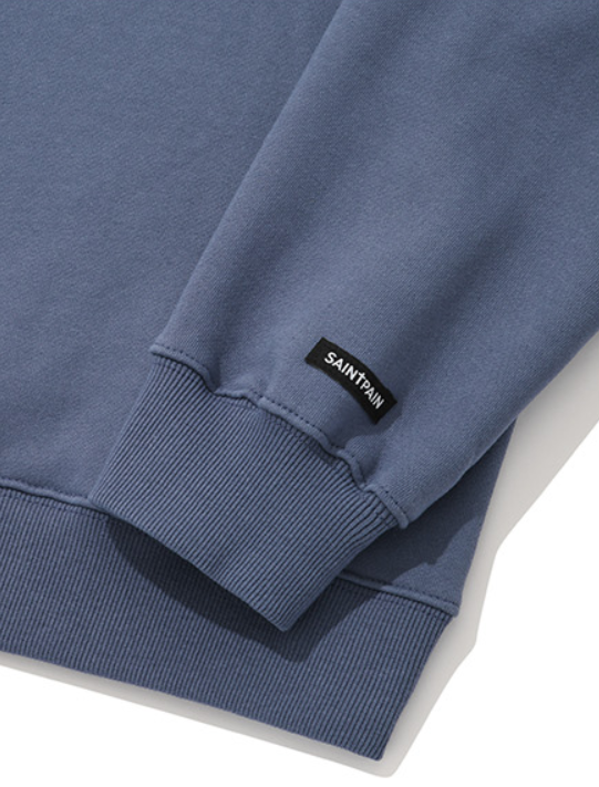 セイントペイン(SAINTPAIN)  SP VARIATION LOGO CREWNECK-BLUE
