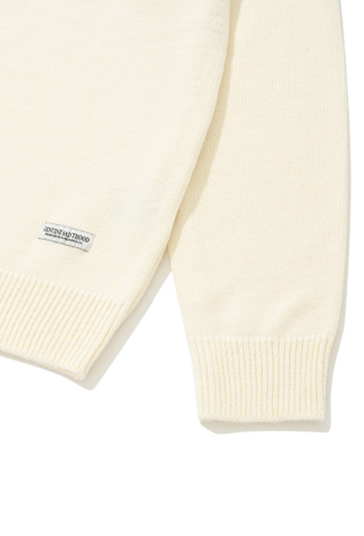 セイントペイン(SAINTPAIN) SP FINE WOOL LOOSE FIT KNIT-IVORY