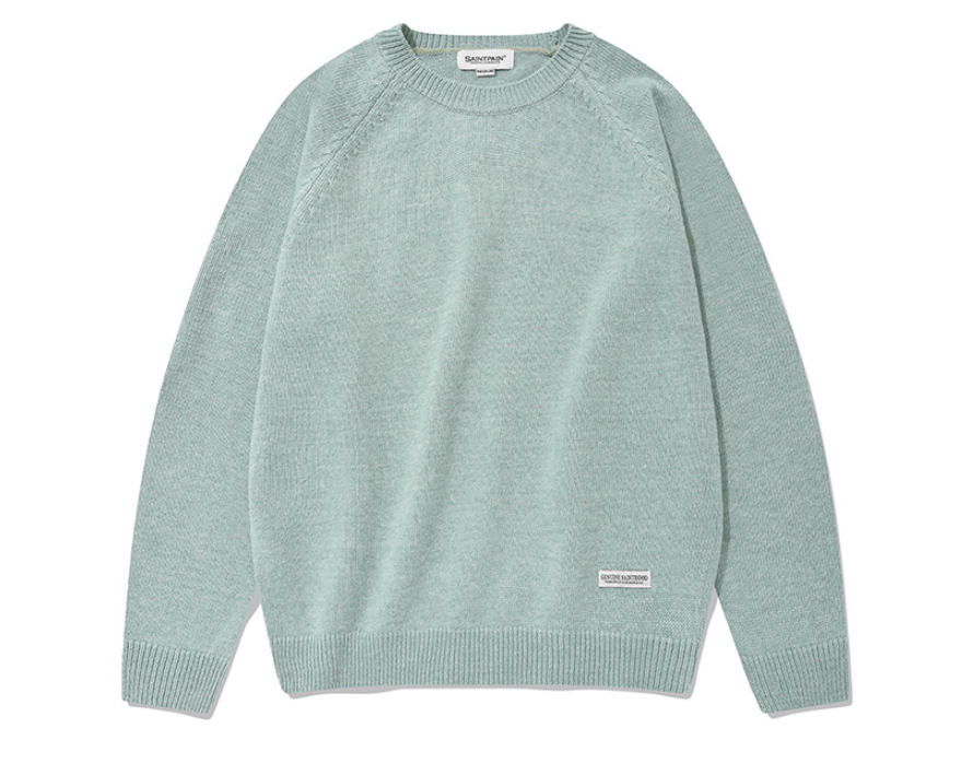 セイントペイン(SAINTPAIN) SP FINE WOOL LOOSE FIT KNIT-MINT