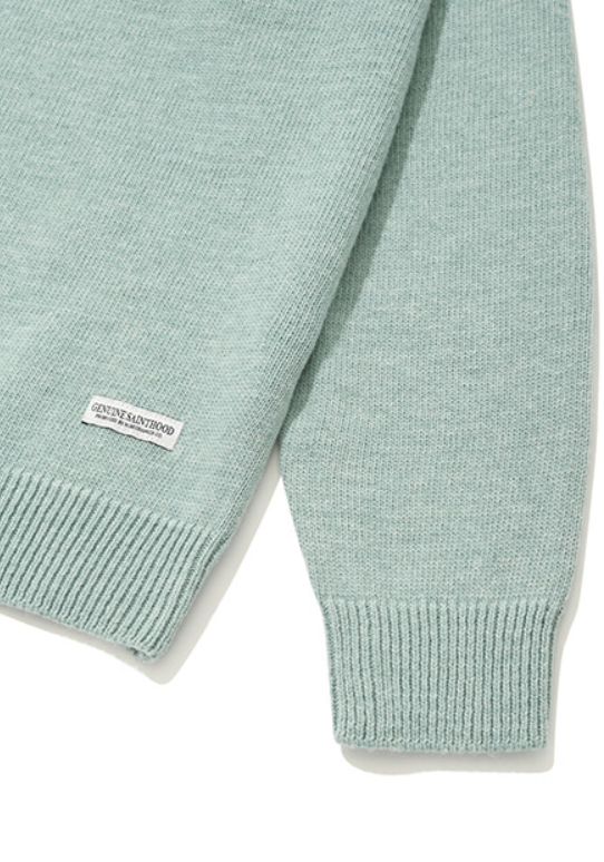 セイントペイン(SAINTPAIN) SP FINE WOOL LOOSE FIT KNIT-MINT