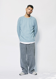セイントペイン(SAINTPAIN) SP FINE WOOL LOOSE FIT KNIT-BLUE