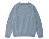 セイントペイン(SAINTPAIN) SP FINE WOOL LOOSE FIT KNIT-BLUE