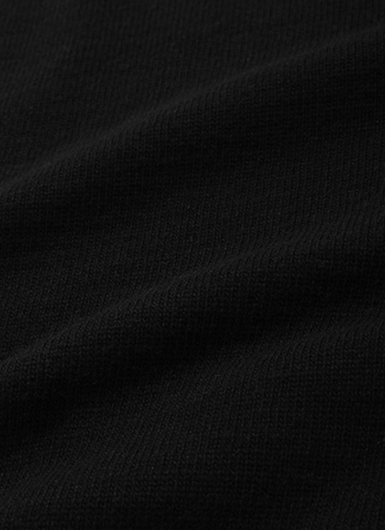 セイントペイン(SAINTPAIN) SP FINE WOOL LOOSE FIT KNIT-BLACK