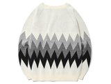 セイントペイン(SAINTPAIN) SP FINE WOOL ZIGZAG KNIT-IVORY