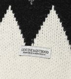 セイントペイン(SAINTPAIN) SP FINE WOOL ZIGZAG KNIT-IVORY