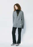 セイントペイン(SAINTPAIN) SP FINE WOOL LOOSE FIT CARDIGAN-GRAY