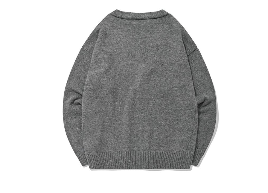 セイントペイン(SAINTPAIN) SP FINE WOOL LOOSE FIT CARDIGAN-GRAY