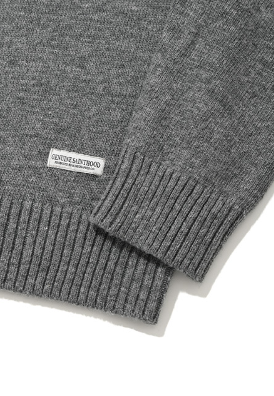 セイントペイン(SAINTPAIN) SP FINE WOOL LOOSE FIT CARDIGAN-GRAY