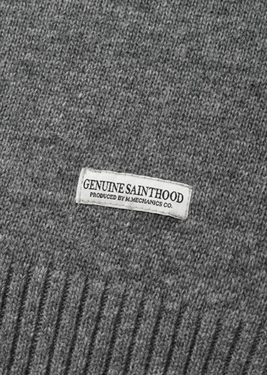 セイントペイン(SAINTPAIN) SP FINE WOOL LOOSE FIT CARDIGAN-GRAY