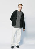 セイントペイン(SAINTPAIN) SP FINE WOOL LOOSE FIT CARDIGAN-BLACK