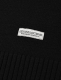 セイントペイン(SAINTPAIN) SP FINE WOOL LOOSE FIT CARDIGAN-BLACK