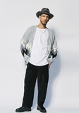 セイントペイン(SAINTPAIN) SP FINE WOOL ZIGZAG CARDIGAN-GRAY
