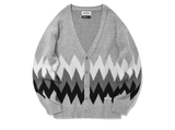 セイントペイン(SAINTPAIN) SP FINE WOOL ZIGZAG CARDIGAN-GRAY