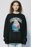 セイントペイン(SAINTPAIN) SP HEART OF MARY CREWNECK-BLACK
