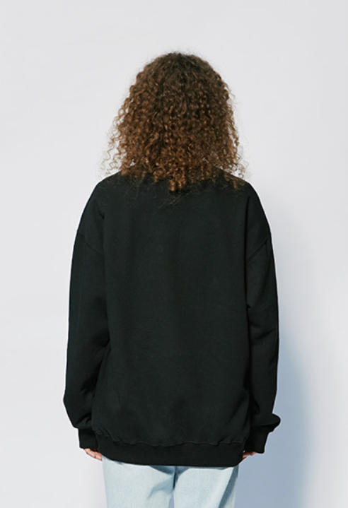 セイントペイン(SAINTPAIN) SP HEART OF MARY CREWNECK-BLACK