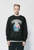 セイントペイン(SAINTPAIN) SP HEART OF MARY CREWNECK-BLACK