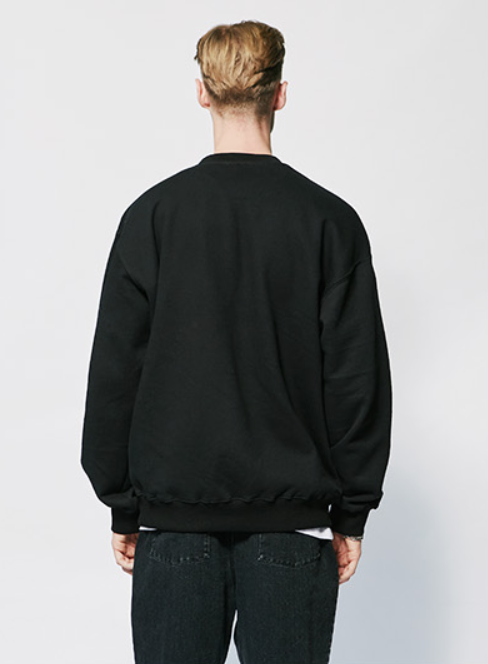 セイントペイン(SAINTPAIN) SP HEART OF MARY CREWNECK-BLACK