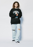 セイントペイン(SAINTPAIN) SP HEART OF MARY CREWNECK-BLACK