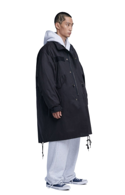 NOMANUAL(ノーマニュアル)  M-65 PARKA JACKET - BLACK