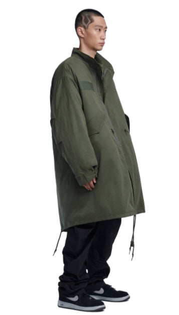 NOMANUAL(ノーマニュアル)  M-65 PARKA JACKET - KHAKI