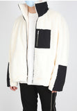 ランベルシオ(LANG VERSIO) 324 WH&BK fleece jacket