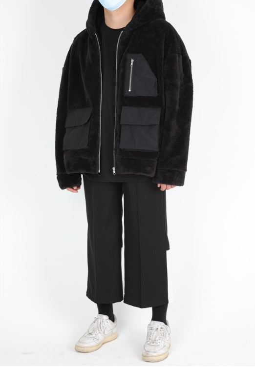 ランベルシオ(LANG VERSIO) 328  3Pocket Fleece Hooded Zip-Up