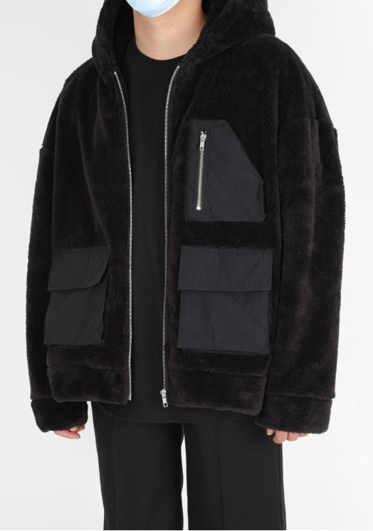 ランベルシオ(LANG VERSIO) 328  3Pocket Fleece Hooded Zip-Up