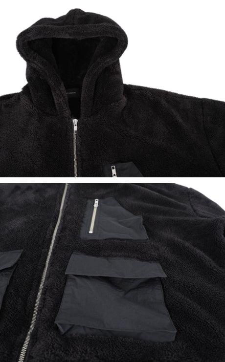 ランベルシオ(LANG VERSIO) 328  3Pocket Fleece Hooded Zip-Up