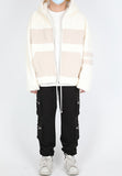 ランベルシオ(LANG VERSIO) 329 WH&BE Fleece Hooded Zip-Up