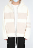 ランベルシオ(LANG VERSIO) 329 WH&BE Fleece Hooded Zip-Up