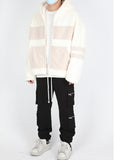 ランベルシオ(LANG VERSIO) 329 WH&BE Fleece Hooded Zip-Up