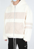 ランベルシオ(LANG VERSIO) 329 WH&BE Fleece Hooded Zip-Up