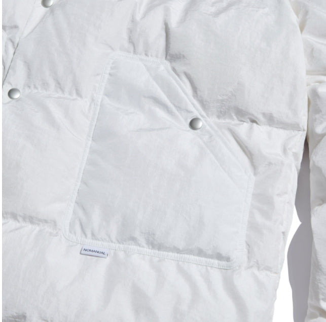 NOMANUAL(ノーマニュアル) MOUNTAIN DOWN PARKA - WHITE