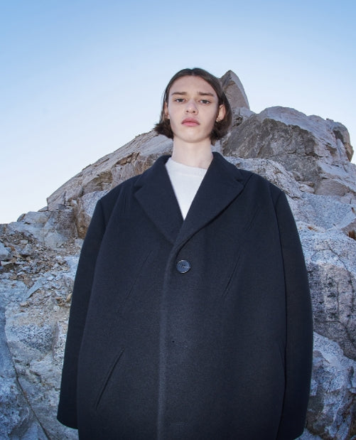 NOMANUAL(ノーマニュアル)   MULTI POCKET COAT - BLACK