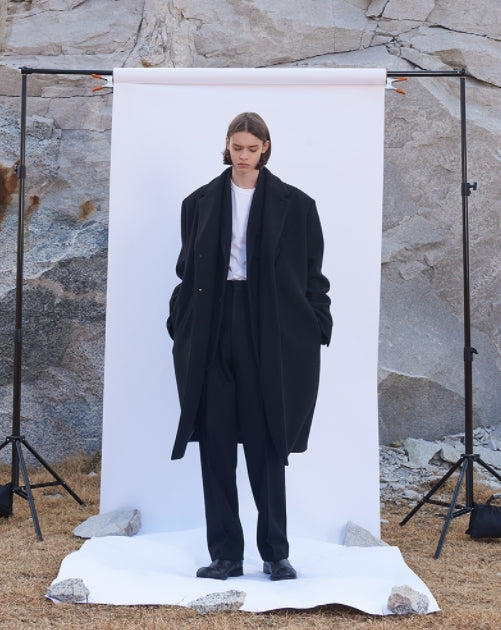 NOMANUAL(ノーマニュアル)   MULTI POCKET COAT - BLACK
