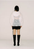nache(ナチェ)  CHIFFON HOODIE ZIP-UP