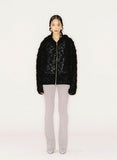 nache(ナチェ)  CHIFFON HOODIE ZIP-UP