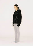 nache(ナチェ)  CHIFFON HOODIE ZIP-UP
