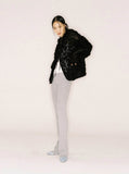 nache(ナチェ)  CHIFFON HOODIE ZIP-UP