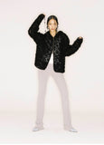 nache(ナチェ)  CHIFFON HOODIE ZIP-UP