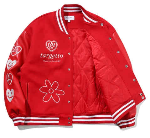 TARGETTO(ターゲット) TGT VARSITY JACKET_BURGUNDY