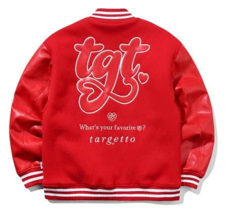 TARGETTO(ターゲット) TGT VARSITY JACKET_BURGUNDY