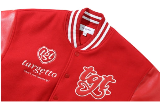 TARGETTO(ターゲット) TGT VARSITY JACKET_BURGUNDY